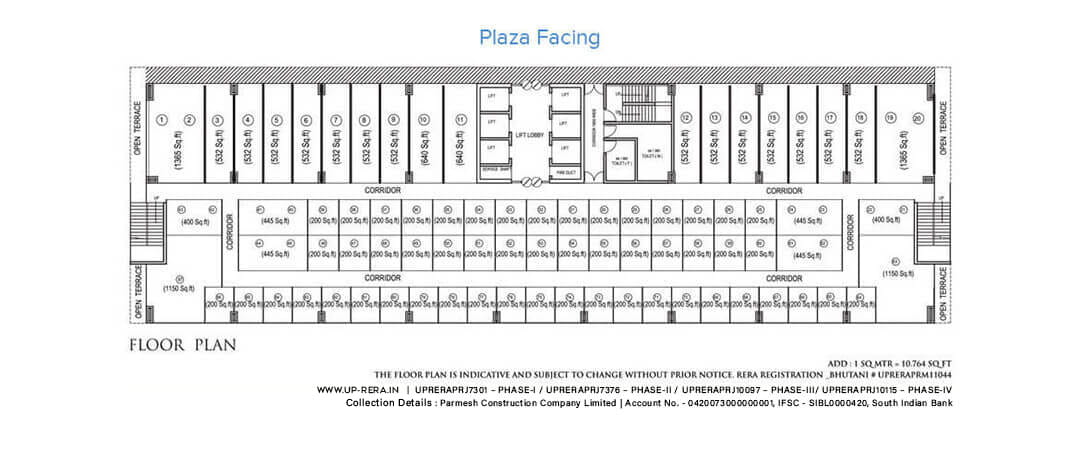 Bhutani Alphathum Floor Plan  commercial floor plan