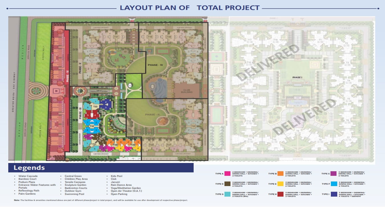 Nirala Estate Phase-3 master plan and site layout in Greater Noida West