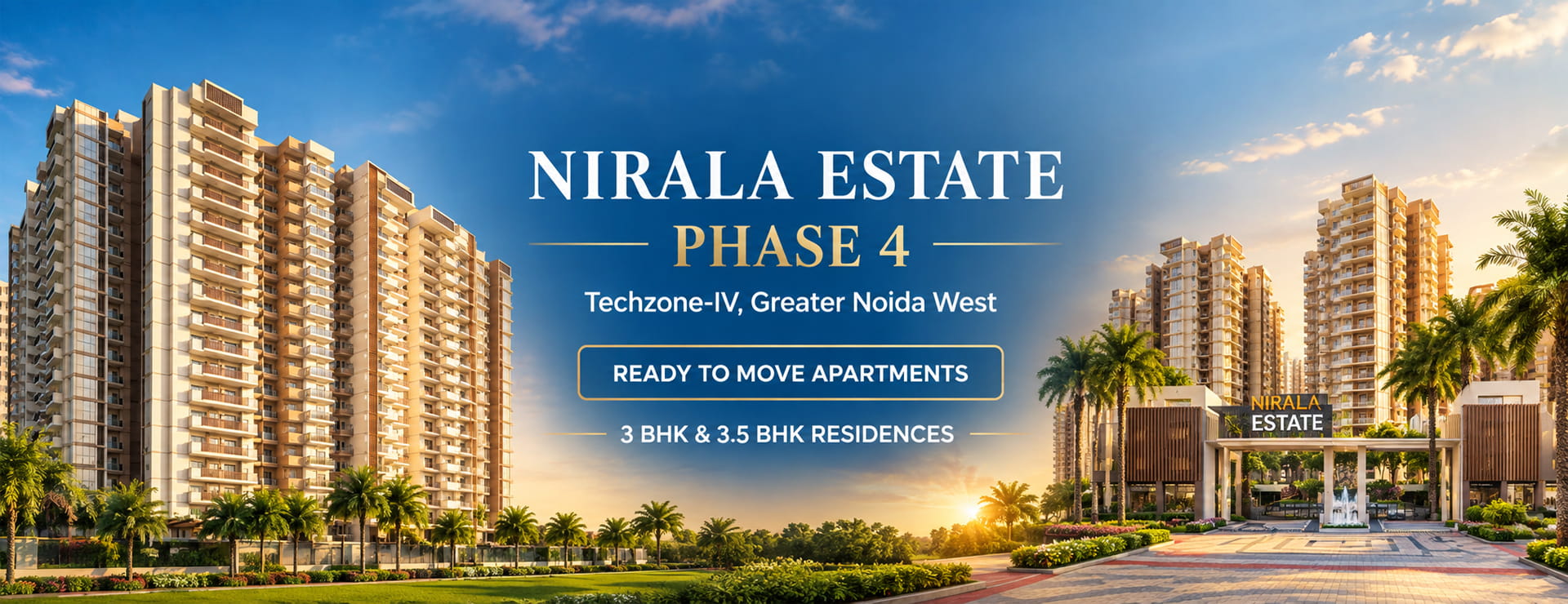 Nirala Estate Phase-4 residential apartment view in Greater Noida West - Banner 2