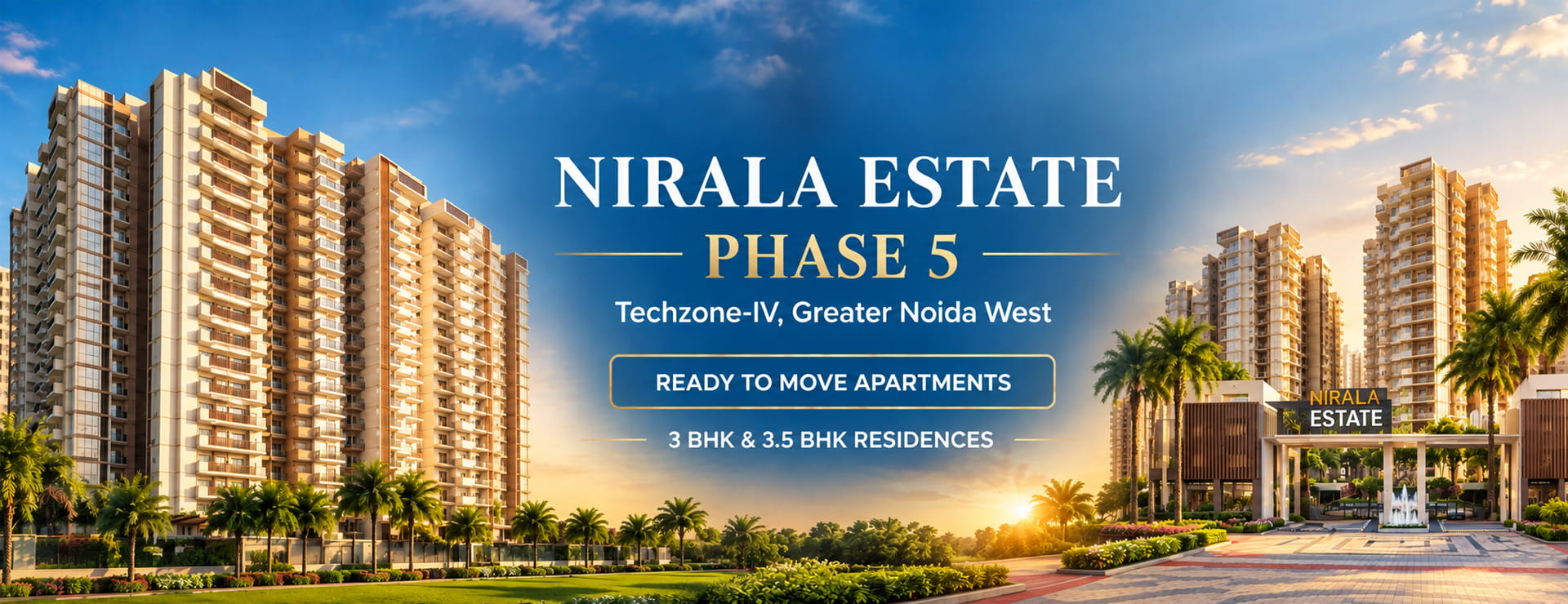 Nirala Estate Phase-5 residential apartment view in Greater Noida West - Banner 2