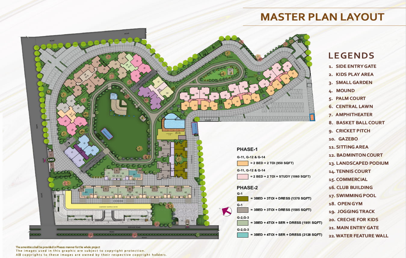 Nirala Greenshire Phase-2 master plan and site layout in Greater Noida West