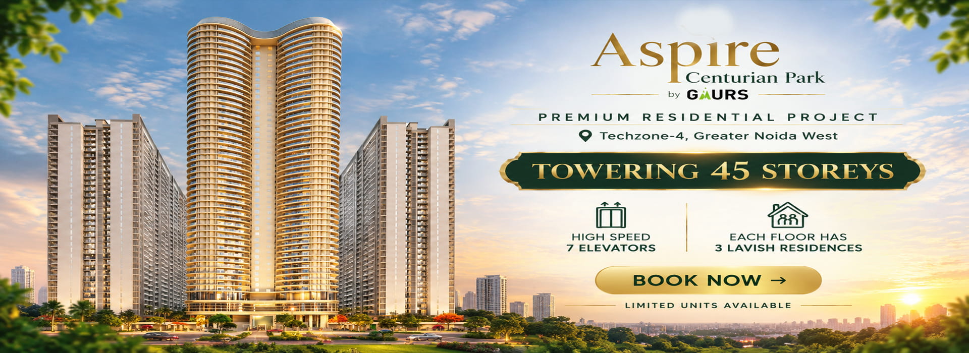 Gaur Aspire Centurian Park Banner 1