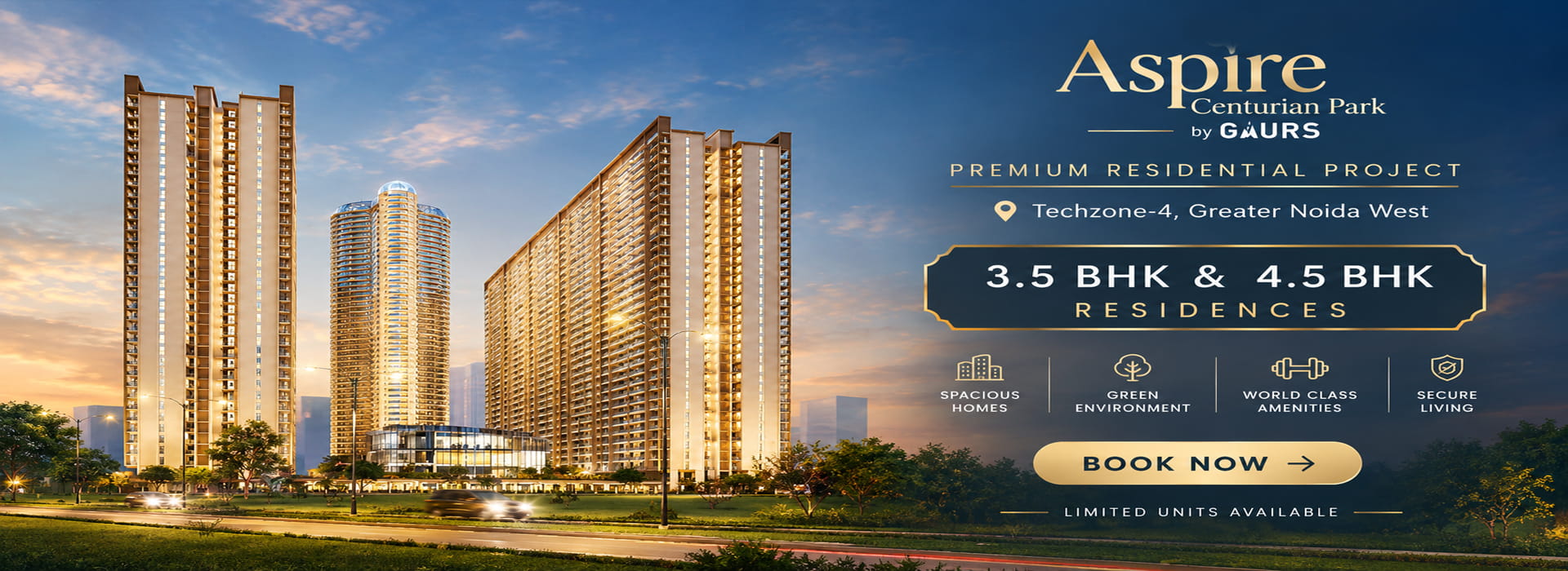 Gaur Aspire Centurian Park Banner 2