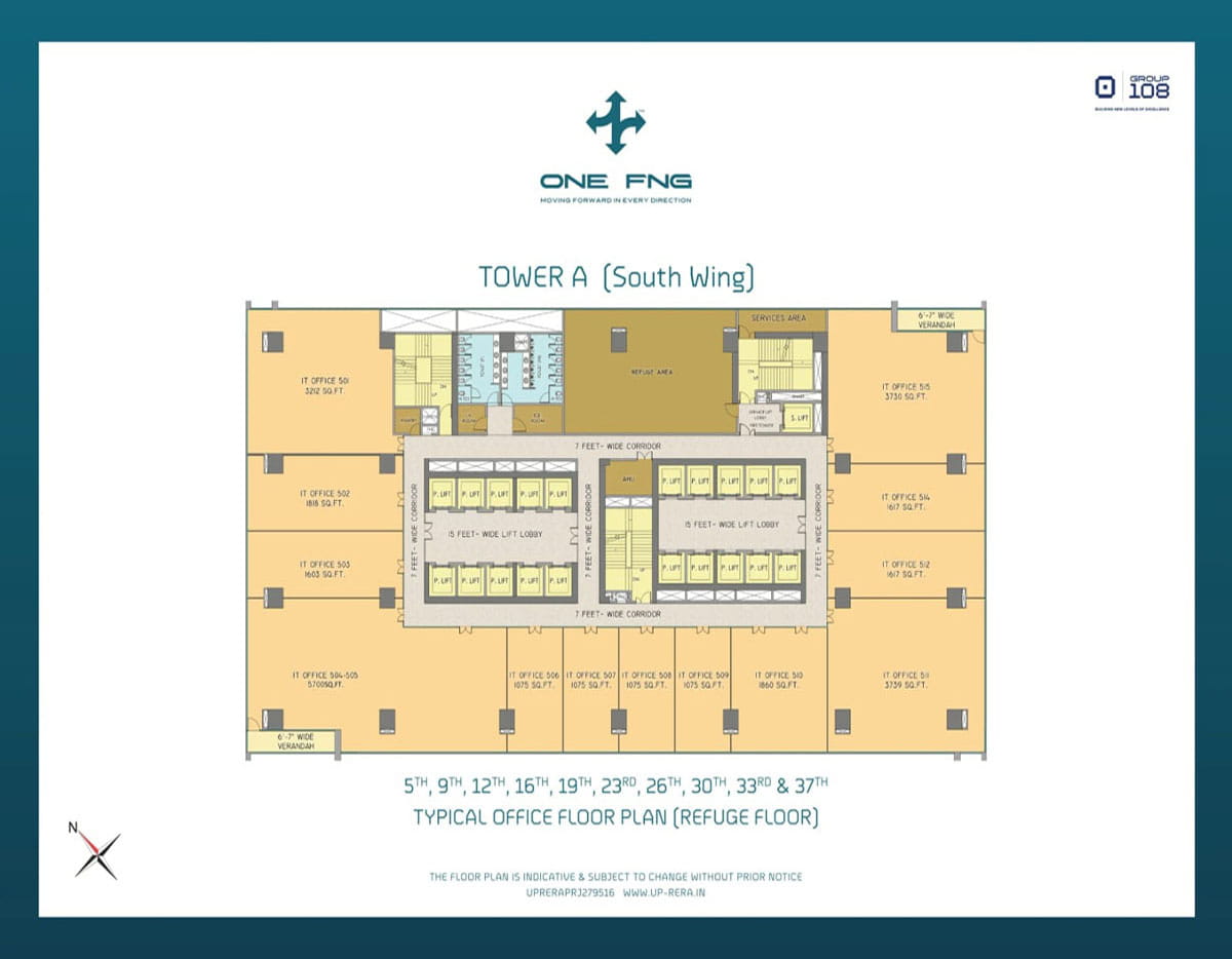 One FNG By Group-108 Tower A - Office Floor Plan