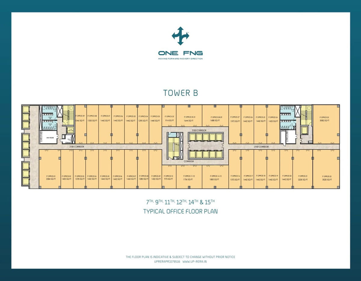 One FNG By Group-108 Tower B - Office Floor Plan
