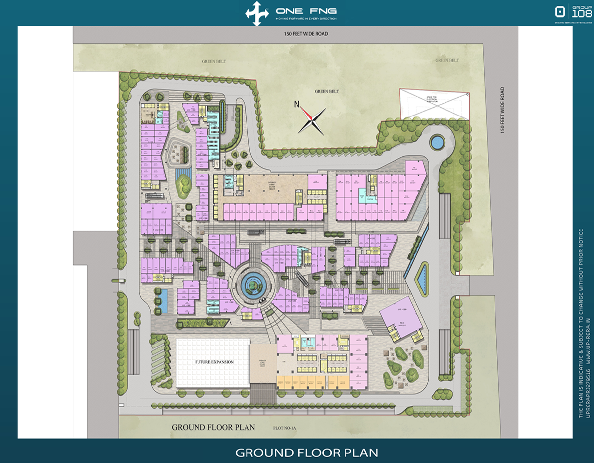 One FNG By Group-108 Ground Floor - Retail Floor Plan